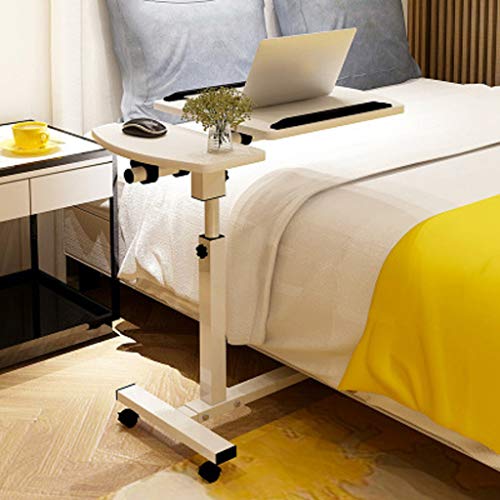 Preisvergleich Produktbild Heben Mobiler Computer Schreibtisch Nachttisch Schlafsofa Notebook Desktop Stehtisch Lerntisch Klappbarer Laptoptisch Verstellbarer Tisch-in-Laptoptisch von Furniture, Beige, JVCZ