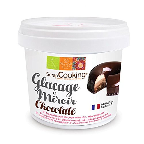 Preisvergleich Produktbild Unbekannt Vorbereitung für Spiegelglasur 220 g - Schokolade