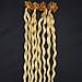 Curly 20'' Pre Bonded Tipped Hair Nail Tip U-tip 100% of Real Remy Human Hair Extensions 100S 8 Colors for choose Beauty Popular Style 50g FOR 100S (613 light blonde)