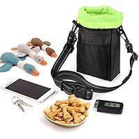 PEDY Hund Futtertasche Futterbeutel für Hundetraining Leckerlibeutel Snackbeutel Leckerlitasche für Hunde tragbar mit Befestigungsclip