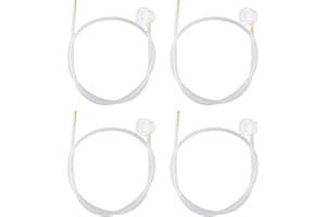 MOPZIJA 4PCS Buse aérosol avec 60 cm de tuyau d'extension à 360 degrés, extension pour bombe aérosol, buse aérosol,extension pour bombe aérosol et outils de peinture au pistolet filetage extérieur