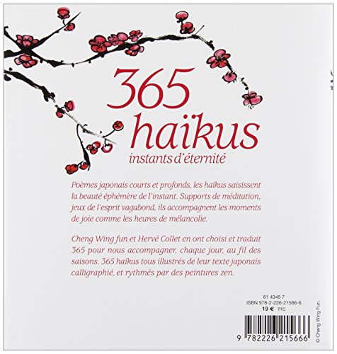 Book's Cover of 365 haikus : Instants d'éternité