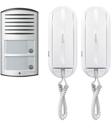 Citofono Bifamiliare Con Apriporta - 2 Cornette, Pulsante Doppio, Alimentazione 220V - Foto 12