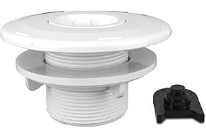 well2wellness® Verstellbare Pool Einlaufdüse Einströmdüse MEGA 50mm x 2" AG für Folien- und Betonbecken (EM4415)