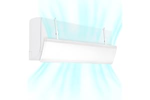 WIOONI Deflettore per Condizionatore da Parete e Universale per Casa/Ufficio, Neonati, Anziani, Donne in Gravidanza - Panno soffiato a fusione