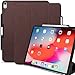 Produktbild KHOMO iPad Pro 12.9 2018 Smart Cover Schutzhülle mit Stifthalter und Ladestation für Apple Pencil 2, iPad Pro 12.9 2018 - Leder Braun