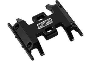 INJORA Skid Plate Vorwärts & Rückwärts CNC Aluminium für 1/24 RC Crawler SCX24 Upgrade