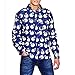 Produktbild Christmas Poloshirt Herren UFODB Männer Langarm Basic T-Shirt Freizeit Printed Bluse Hemd Xmas Polohemd Polo Shirts Polokragen Shirt Blusenshirt Top