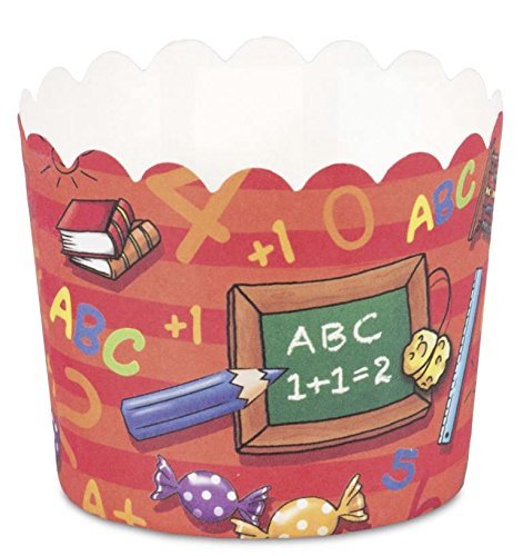 CupCake - Förmchen / Backformen SCHULANFANG - ABC (4,7 x 5 cm / 12 Stk.) TOP - QUALITÄT