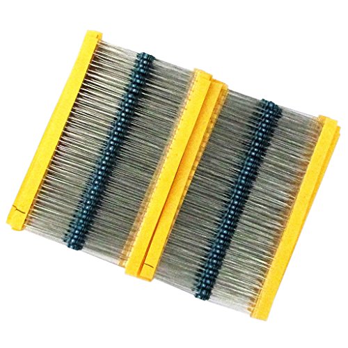 MagiDeal 2000pcs 1 Ohm - 10M-Ohm 1/4W Metal Film Widerstände Sortiment Kit Set