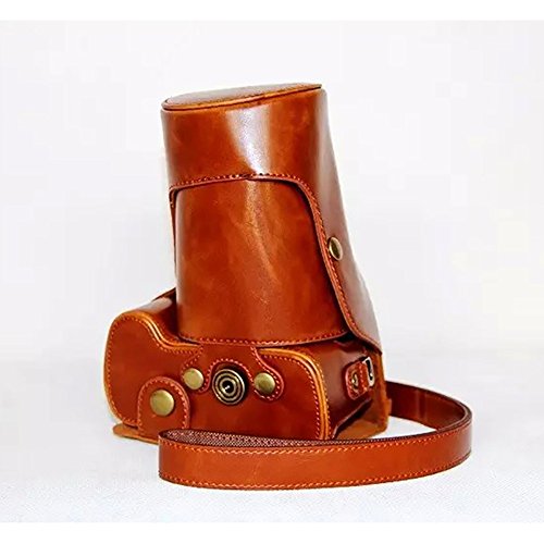 pu Design Housse en cuir   tui pour appareil photo avec tr  pied pour Nikon D5300 D5200 D5100