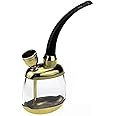 Mini Pipe Double Circulation Smoking Filter Hookah - Gold