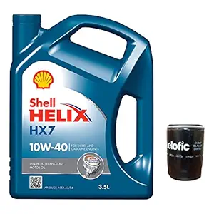 Pitstop - Oil change Kit - Shell HX7 Engine Oil + Filter - Tat Tiago (Petrol)