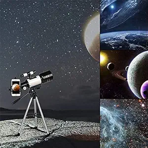 Zorzel Telescopes for Adults, 70mm Aperture 300mm Focal Length Telescope for Kids Beginners, Fully Multi-Coated Optics, Astronomy Refractor with Tripod, Phone Adapter