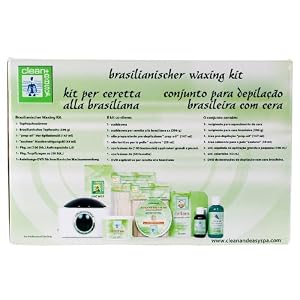 New Clean + Easy Brazilian Waxing Kit Complete System + Dvd Brazilian Wax Heater - Image 4
