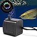 Produktbild Unterwasserpumpe 15W, frische Salzwasser-Aquarium-tauchfähige Aquarium-Pumpe mit buntem Dekorations-Licht 12 LED(#2)