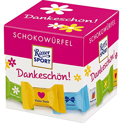 Preisvergleich Produktbild Ritter Sport Schokowürfel Box Dankeschön 8x176g