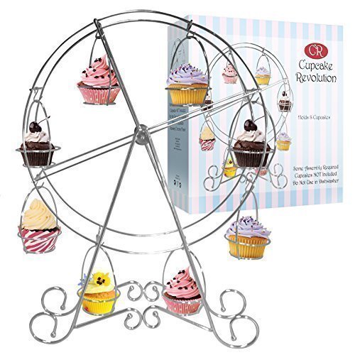Ferris Wheel "Etagere, für 8 Mini oder Standardgröße Cupcake Cupcakes von Revolution