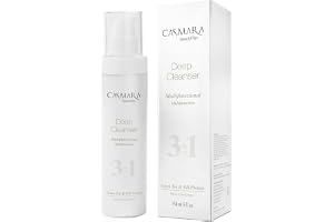 CASMARA - Deep Cleans Ansiktsrengöring, Makeupborttagande ansiktsrengöringsgel, hudvård, 3-i-1 grönt te rengöringsgel, renar, återfuktar och mjukar upp huden med djuprengöring, normal hudgel
