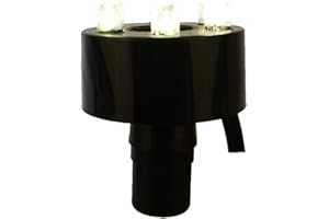 Anillo de iluminación LED de Köhko 29002 para fuentes de 2 metros, blanco cálido