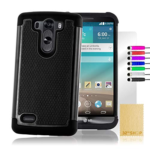 32nd Funda R gida Anti-Choques de Alta Proteccion para LG G3 S G3 Mini D722 Carcasa Defensora de Doble Capa - Negro reviews 32nd Funda R gida Anti-Choques de Alta Proteccion para LG G3 S G3 Mini D722 Carcasa Defensora de Doble Capa - Negro