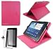 Produktbild Rosa PU Lederner Tasche Case Hülle für CMX Rapax 090-0508 9" Zoll Tablet PC + Displayschutzfolie & Stylus
