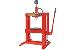 ECHO ENG Pressa idraulica manuale 10000 kg 10 t con manometro - ENG PRO MA PE PE10