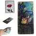 Produktbild Nancen Xiaomi Mi Max Hülle, Ultra Dünn Spezielle Weiche TPU Full Silikon Cover Case Handyhülle Schutzhülle Tasche [Zwei Eulen]
