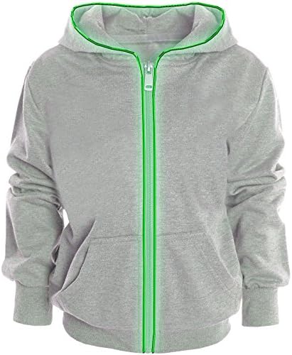 BEZLIT Boys' Blouse Checkered Round Collar Long Sleeve Hoodie - Grey - 8 Years