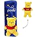 Produktbild 3-D Effekt _ Gurtschoner / Gurtpolster - " Disney Winnie the Pooh - mit Plüschtier " - Gurtschutz - für Sicherheitsgurt als Gurt Polster - für Auto / Kindersitz - Autositz - Kinder Jungen - Mädchen - Gurt Schoner - Teddy Puuh Bär - Teddybär - Kindergurt - Babyschale - Gurtpolsterung - Autokissen / Kinderautositz - Kind