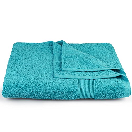 Bari Saunatuch / Badetuch | viele Farben, 2 Größen | 100% Baumwolle Frottee Handtuch, ca. 500g/m², 80 x 200 cm | CelinaTex 0002996 | türkis - 2