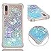 Produktbild Huawei P20 Hülle, YYX Huawei P20 Schutzhülle, Luxury 3D Bling Glitzer Süße Flüssig Treibsand Flüssigkeit Funkeln Quicksand Klar Transparent Silikon Hülle Ultra Dünn Weich TPU Bumper Handyhülle Stoßfest Anti-Kratz Back Cover für Huawei P20 (5.8") - Himmelblau-Spielerischer Elefant