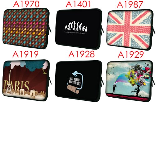 Sidorenko Schutzhülle für Größe 38 cm – 28 cm Laptops ( 15 – 15,6 Zoll ) neopren Blumen-Ranke / Hülle / Laptop-Tasche / MacBook Tasche / Computer-Tasche / Netbook Tasche / Aktentasche / Ultrabook Tasche / Taschen-Abdeckung / Überzug - 5