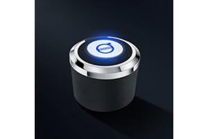 SSJCVD Auto Posacenere per Volvo C40 S60L S90 XC Classic XC40 Autoestinguente Portatile con Luce LED Coperchio Accessori,8 * 6