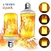 Produktbild LED Flamme Glühbirne 7W, 4 Modi Licht, Glühlampe 1500K flackernde Glühbirne LED E27 für Home Hotelbar, Hochzeit, Party, Weihnachten, Festivaldekoration(2 pack)