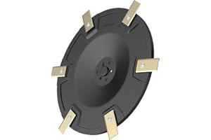 DXYUE RSDRA01 Tarcza tnąca i ostrze kosiarki do Dreame Roboticmower A1, robotyczna kosiarka, 1 tarcza tnąca do kosiarki do trawy, 6 wymiennych ostrzy