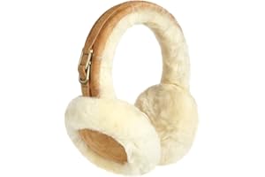 CoolChange Paraorecchie caldo per l’inverno in pelo d’agnello e scamosciato