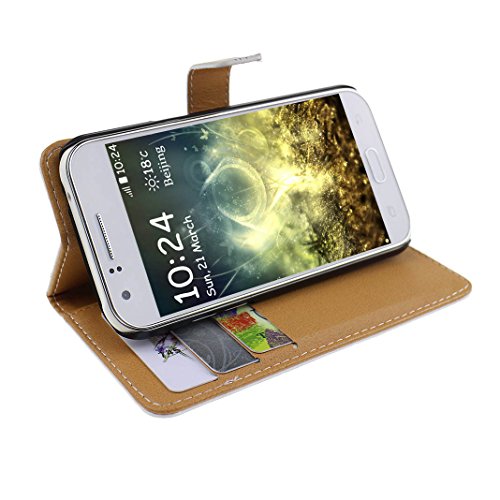 H  lle Galaxy J1 2015  Galaxy J1 2015 Bumper  Galaxy J5 2015 Flipcase  Galaxy J1 2015 Wallet Case  Moon mood   PU Leder Schutzh  lle f  r Samsung Gala