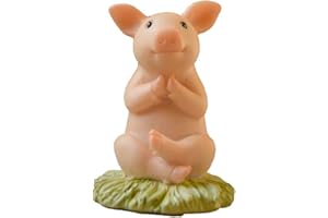 Gemmia Figurines de cochons Miniatures pour Jardin de fées- Meilleurs vœux
