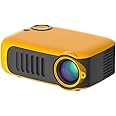AUSHA 800 Lumens Full HD Native 1080P Led Portable Projector with Short Throw Distance, Built-in Speakers, Remote, 24-60 Inches Projection Size for Home Theater, Classroom and Small Office Use, USB