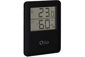 Otio - 936054 - de Interior/higrómetro, Negro