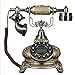 Produktbild HomJo Push Button Telefon Vintage Antique Style Resin Metall Corded Telefon Home Wohnzimmer Dekor