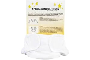 Dr. Junghans Medical 26600 Spreizhöschen Gewebe für Neugeborene, weiß