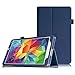 Price comparison product image Invero Slim Multi-Function Leather Case Cover with Integrated Typing Stand, Magnetic Closure Wake/Sleep Function Includes Screen Protector, Stylus Pen, Micro Fibre Cloth and Application Card for Samsung Galaxy Tab S 8.4 Inch SM-T700 - Blue