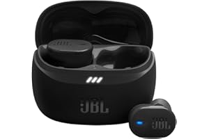 JBL Tune Buds 2 Bezprzewodowe Słuchawki Douszne Bluetooth z Redukcją Szumów i 48 H Odtwarzania na Baterii, Odporne na wodę i Kurz IP54, z Wielopunktowym złączem i Zamkniętą Konstrukcją, Czarne