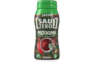 LIFE PRO NUTRITION Sauzero Zero Calories Mexican 310ml | Salsa cero calorías para darle sabor a tus platos preferidos | Ideal para platos estilo mejicano
