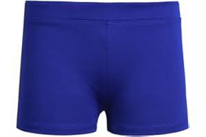 Freebily Enfant Fille Shorts de Sport Gymnastique Fille Microfiber Hot Pantalon Court Extensible Mini Shorts Tutu Danse Gym Âges 2-16 Ans