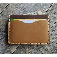 Braunes und Hellbraunes Kartenhülle, Portemonnaie, langlebige Aufbewahrung von Kreditkarten und Banknoten. Geldbörse,