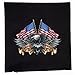 Produktbild Geschenktip! Kissenüberzug: Eagle with US-Flaggs ...in schwarz; Größe ca.40x40cm;
