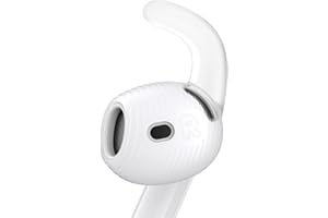 Gcioii 3 Pairs for AirPods 4 Ear Hooks Covers [Added Storage Pouch] Anti-Slip Accessories Compatible with Apple AirPods 4th Generation (Translucent)